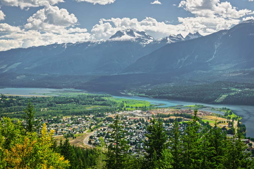 View of Revelstoke, BC