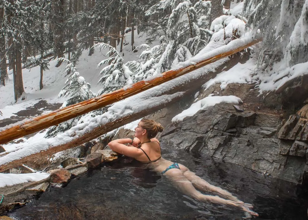 The St Leon Hot Springs near Revelstoke, BC