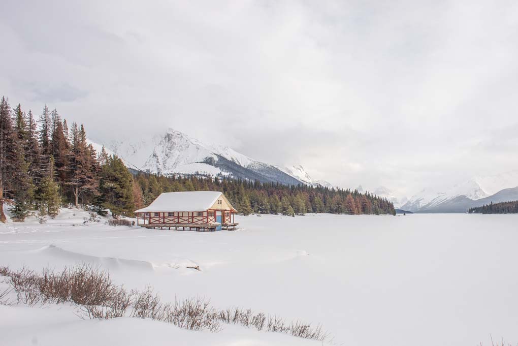 Malign Lake in winter