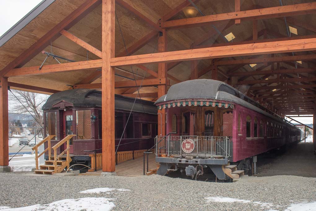 A train at the Cranbrook History Centre