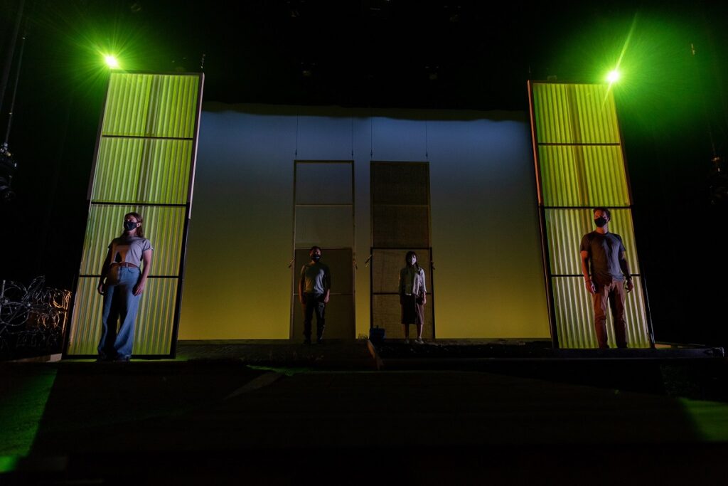 people preforming at the Arts Club in Granville Island, Vancouver