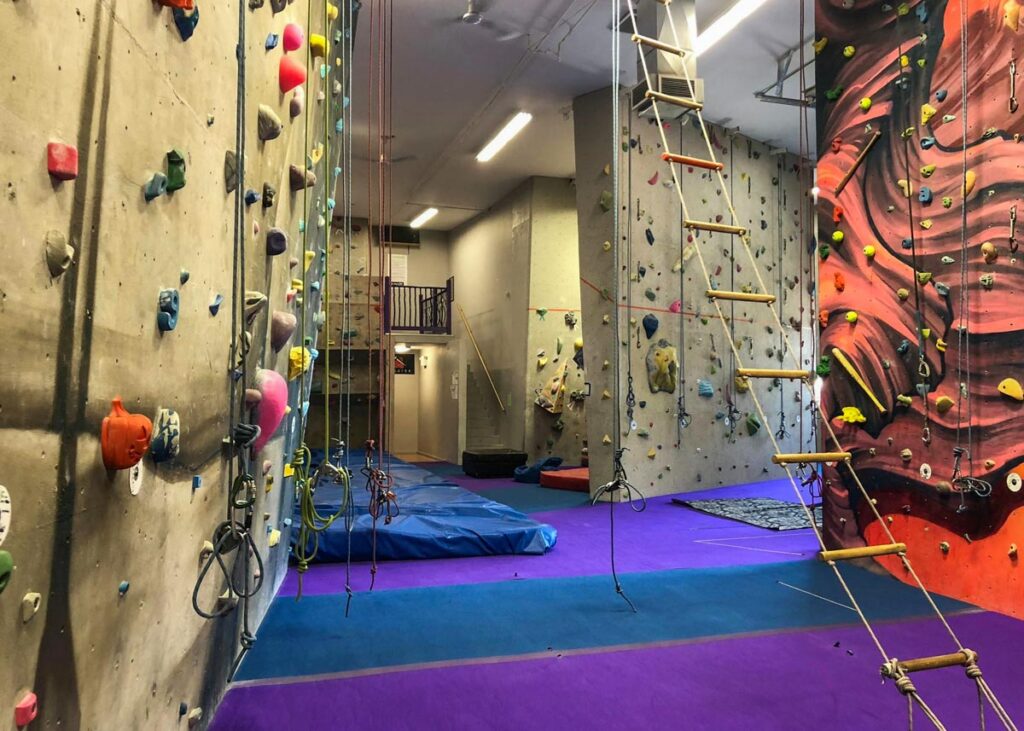 Beyond the Crux indoor rock climbing center in Kelowna