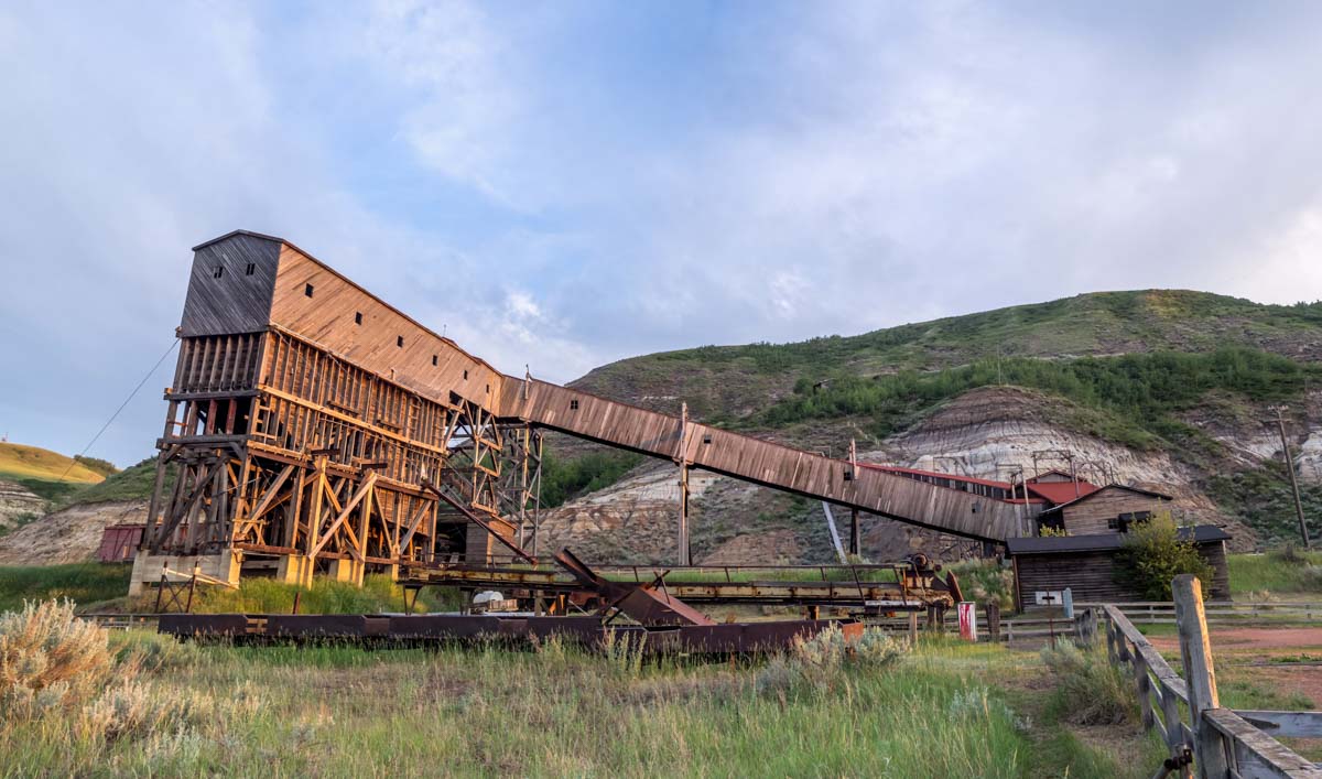 Atlas Coal Mine in Drumheller, Alberta