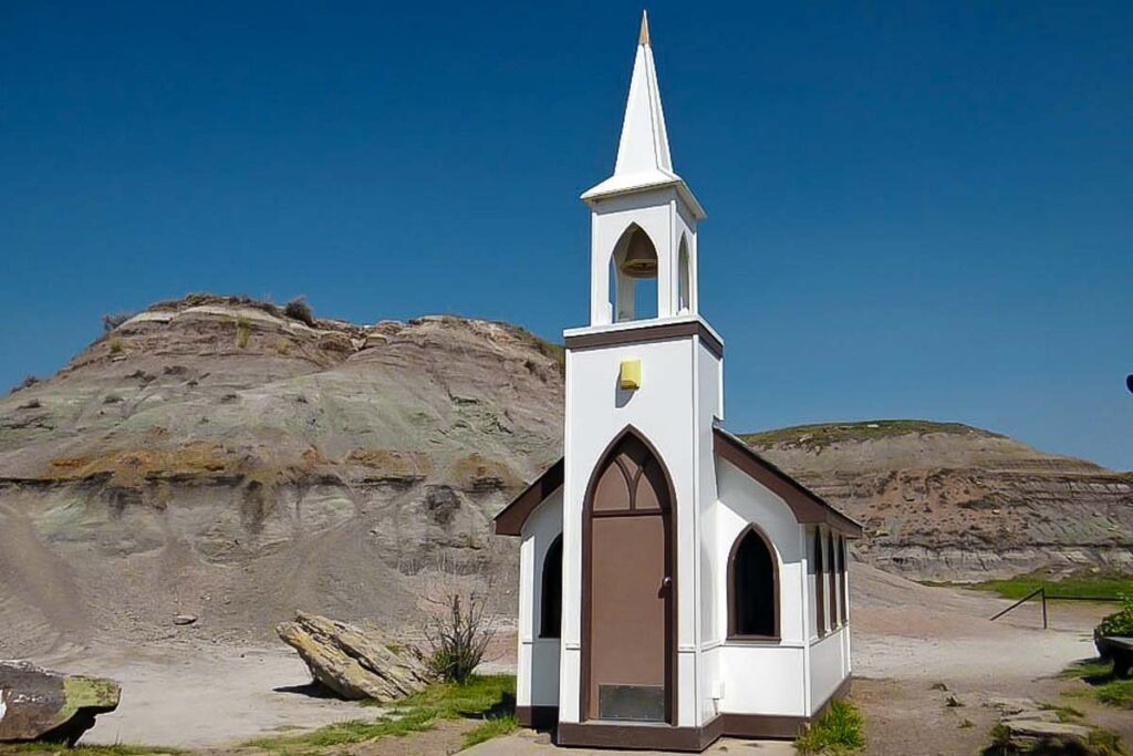 the Little Church in Drumheller