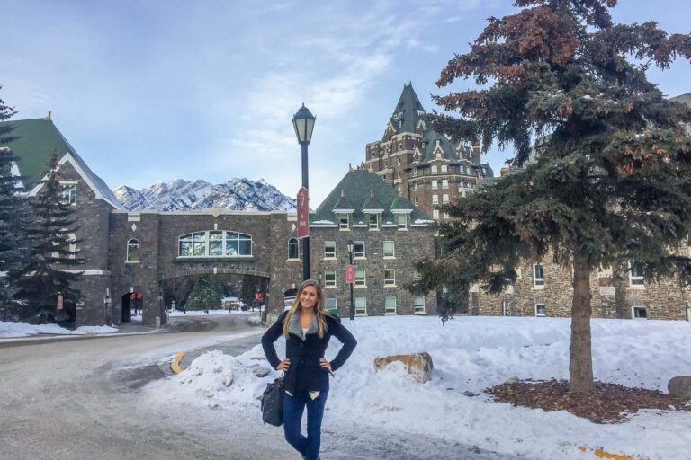 At the Fairmont Banff Springs Hotel