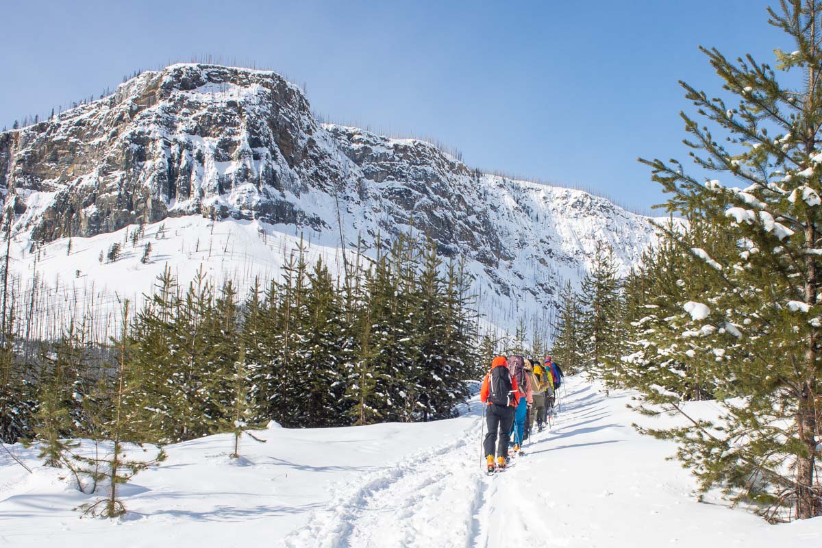 Snowshoeing in Banff National Park