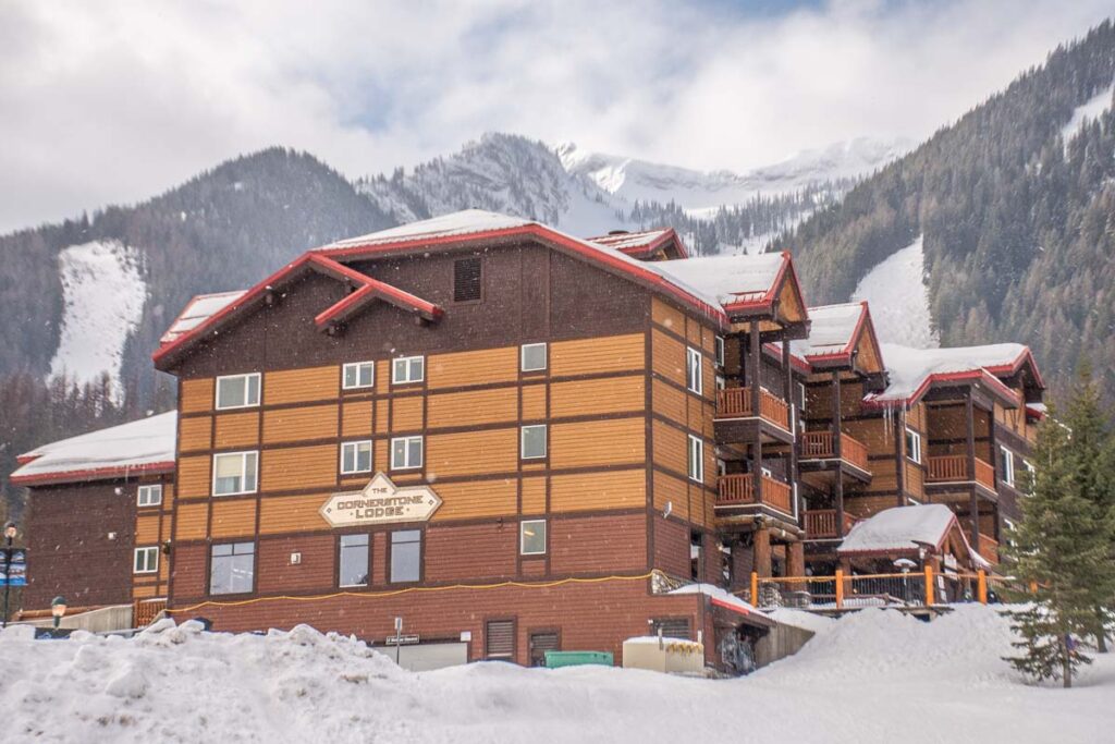 A hotel at Fernie Alpine Resort