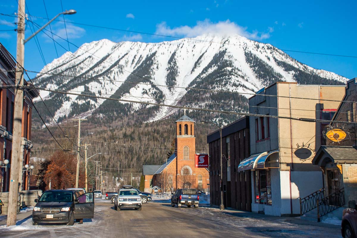 Walking around Fernie Historic Area