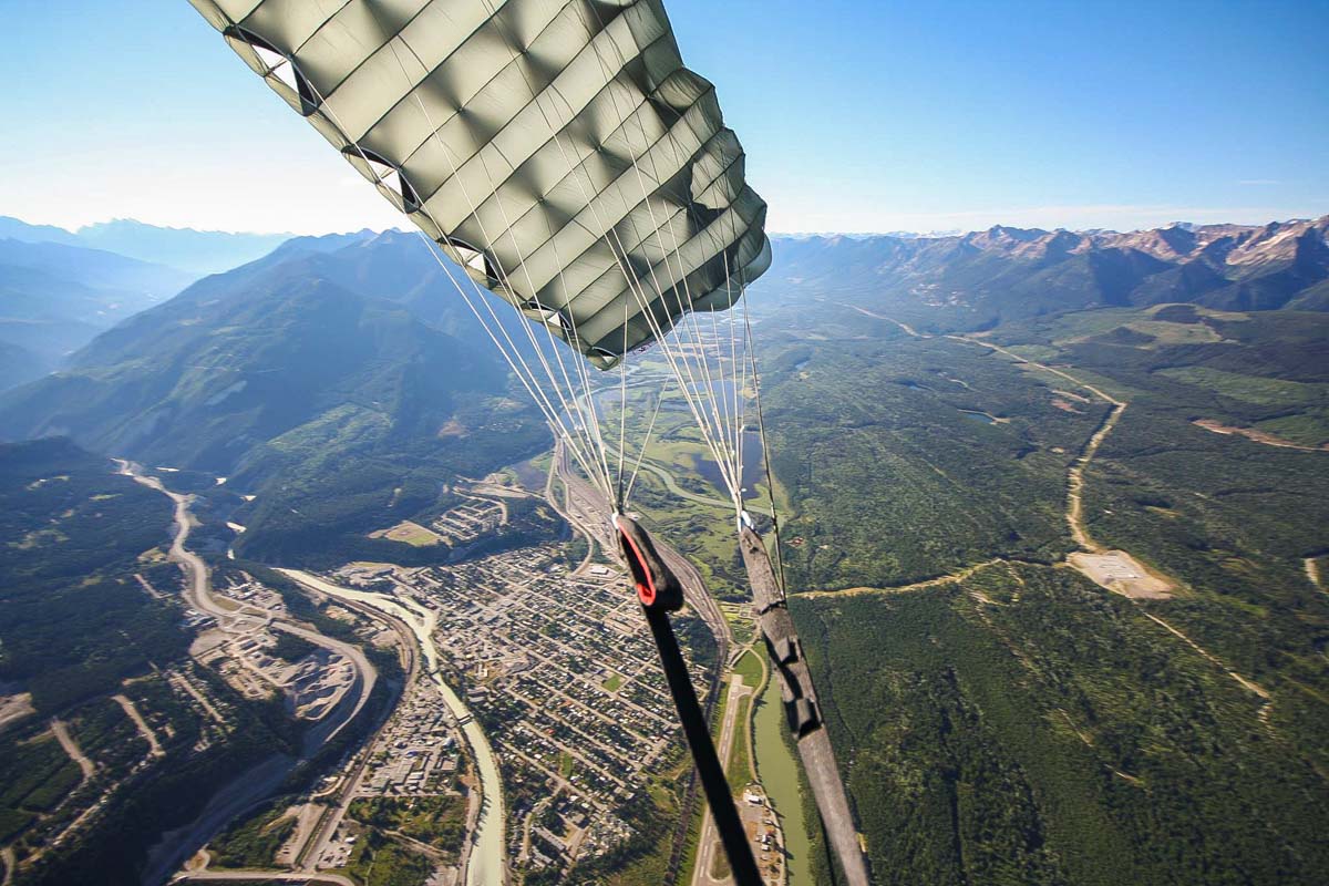Skydiving in Golden, BC