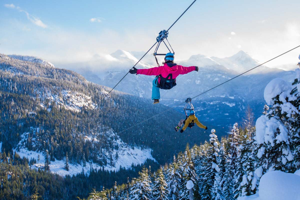 Ziplining in Whistler with Superfly Ziplines