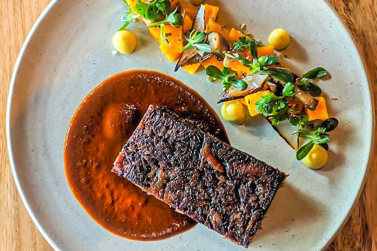 A fancy meal at Makal