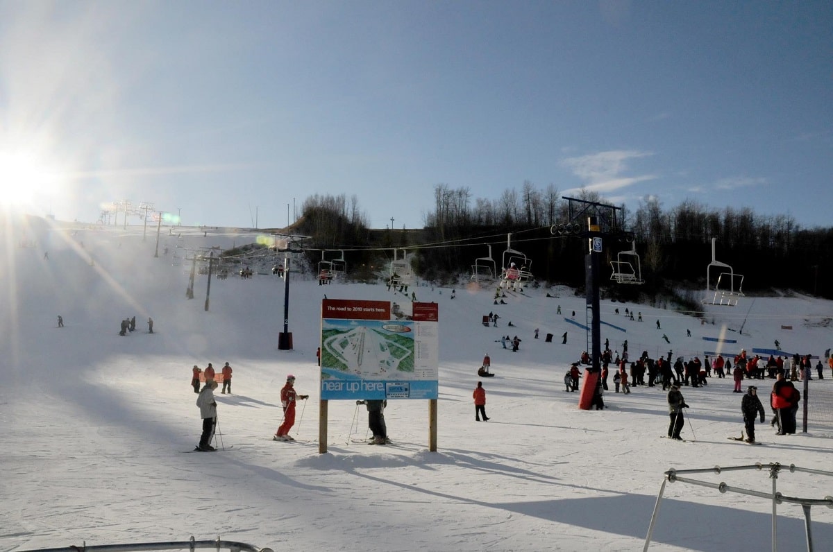 people at Rabbit Hill Snow Resort in Edmonton