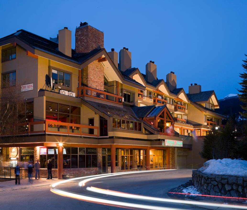 Outside area of Whistler Village Inn and Suites