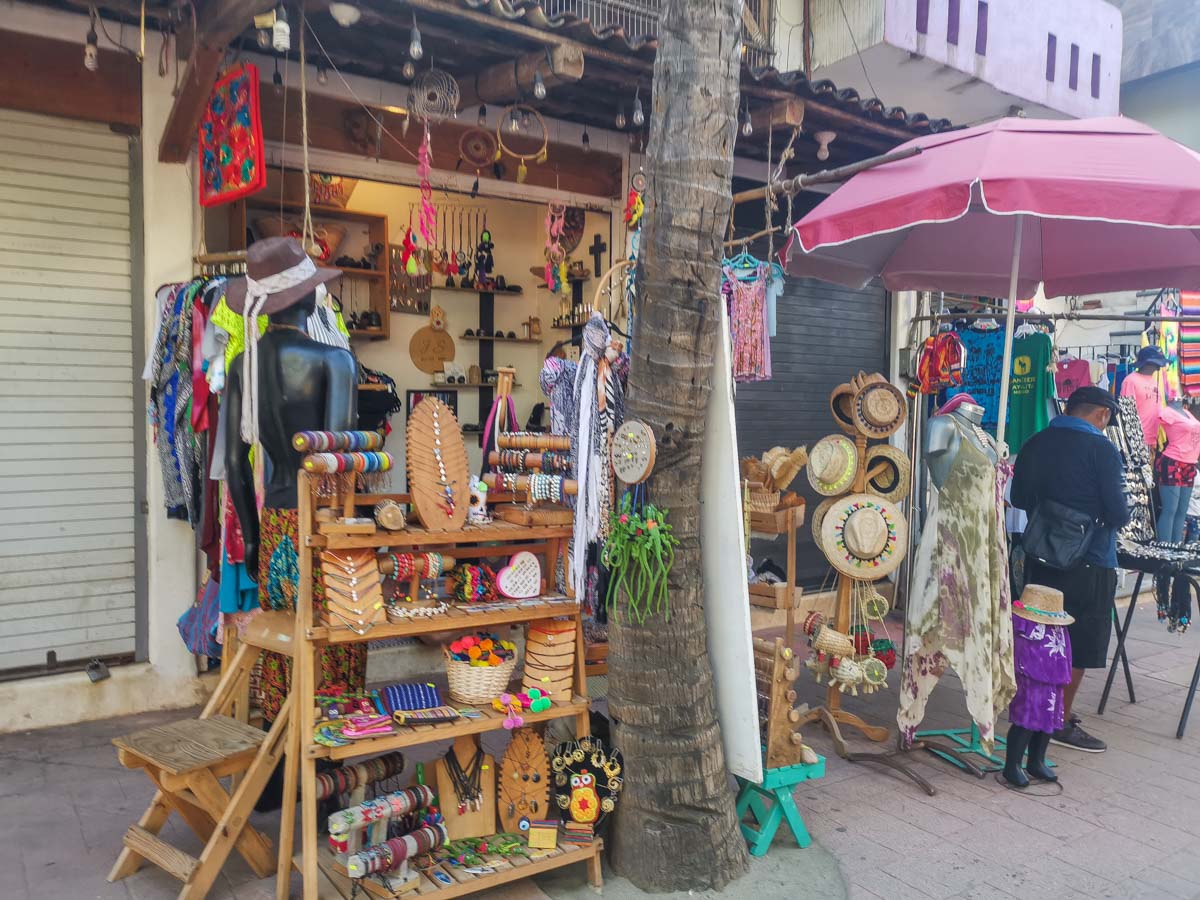 A boutique shop in Sayulita