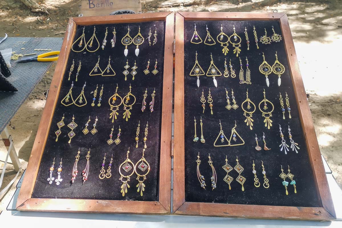 jewelry from local vendors in San Pancho