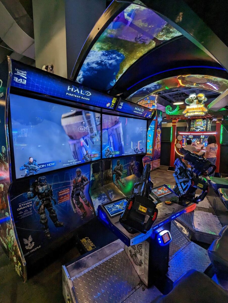 The Halo game at the Rec Room Edmonton