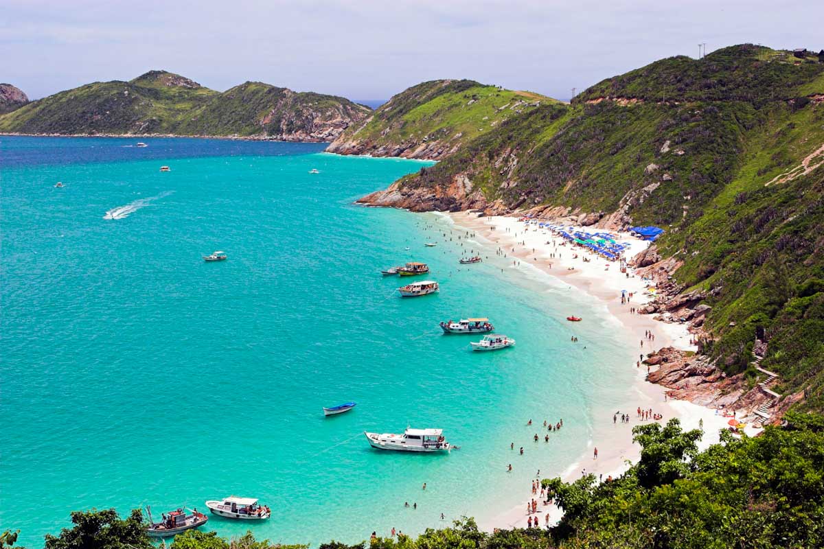 The beach at Arraial do Cabo, Brazil