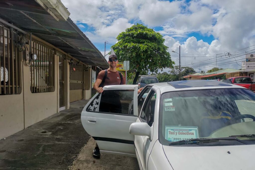 A colectivo in Puerto Jimenez, Costa Rica