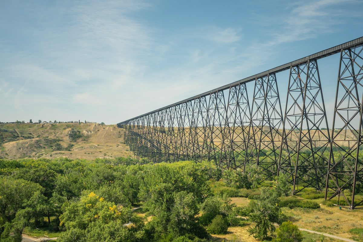 Lethbridge Viaduct structure