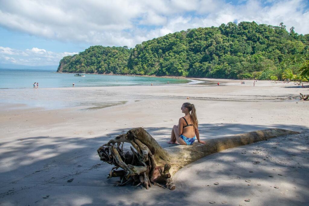 Relaxing at Playa Mantas