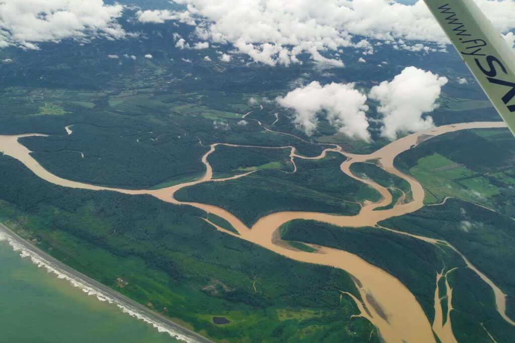 Views from our domestic flight from San Jose to Drake Bay