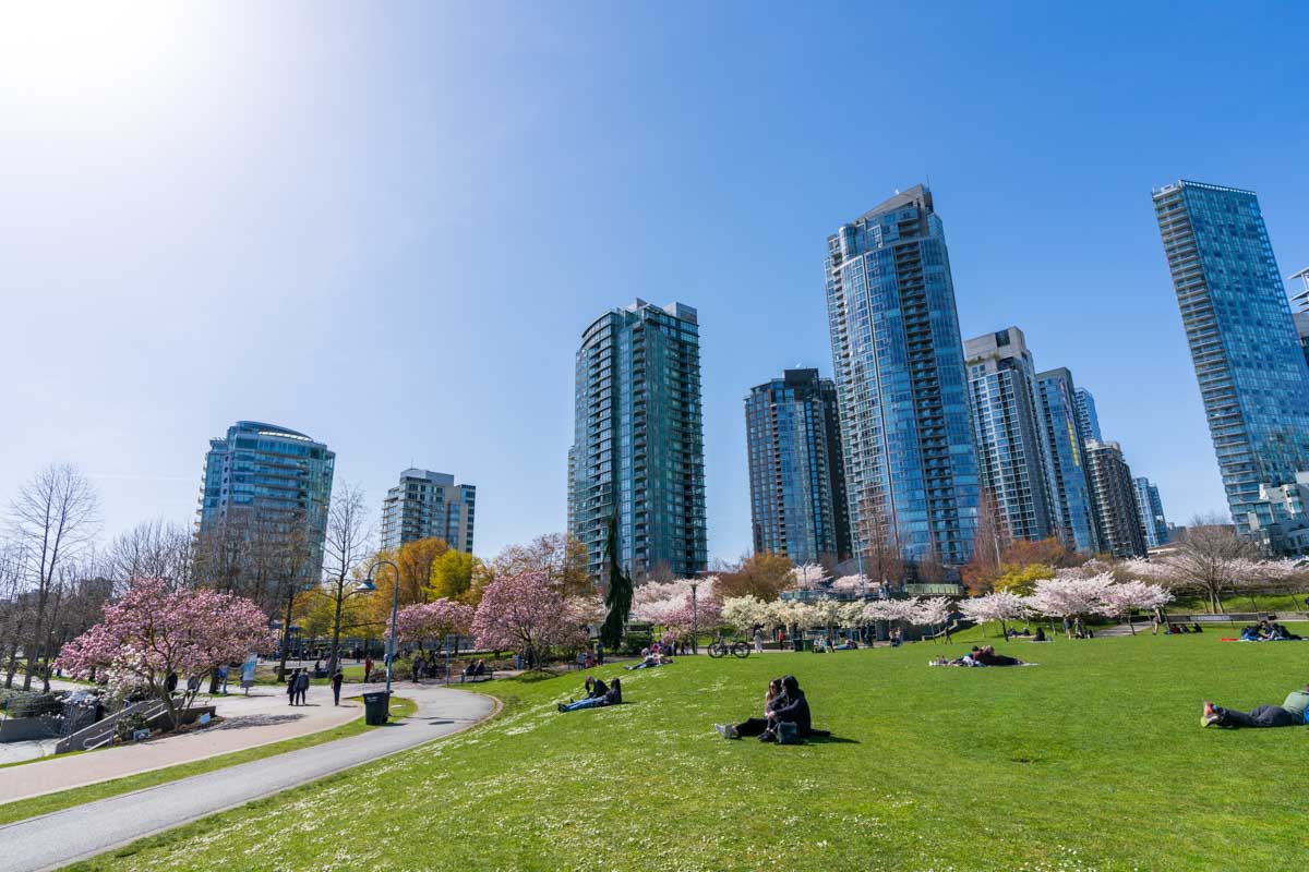 David Lam Park in Vancouver on a gorgeous summer day