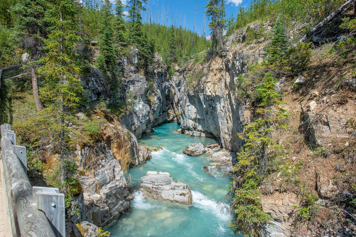 Marble Canyon in Kootenay National Park, Canada