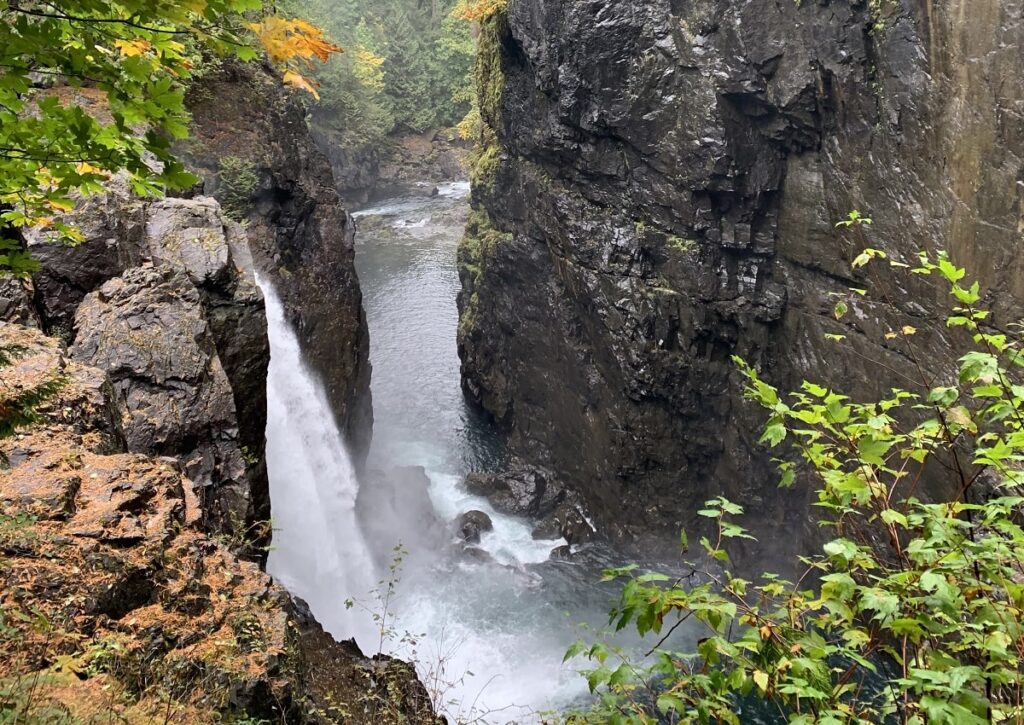 Elk Falls near Courtenay, BC