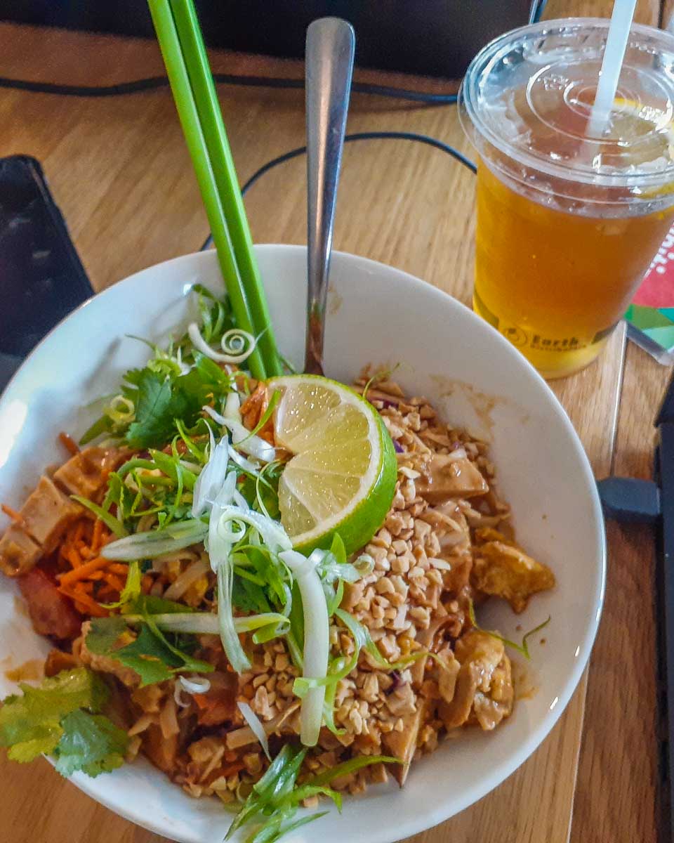 Pad Thai at Community Cafe Canmore