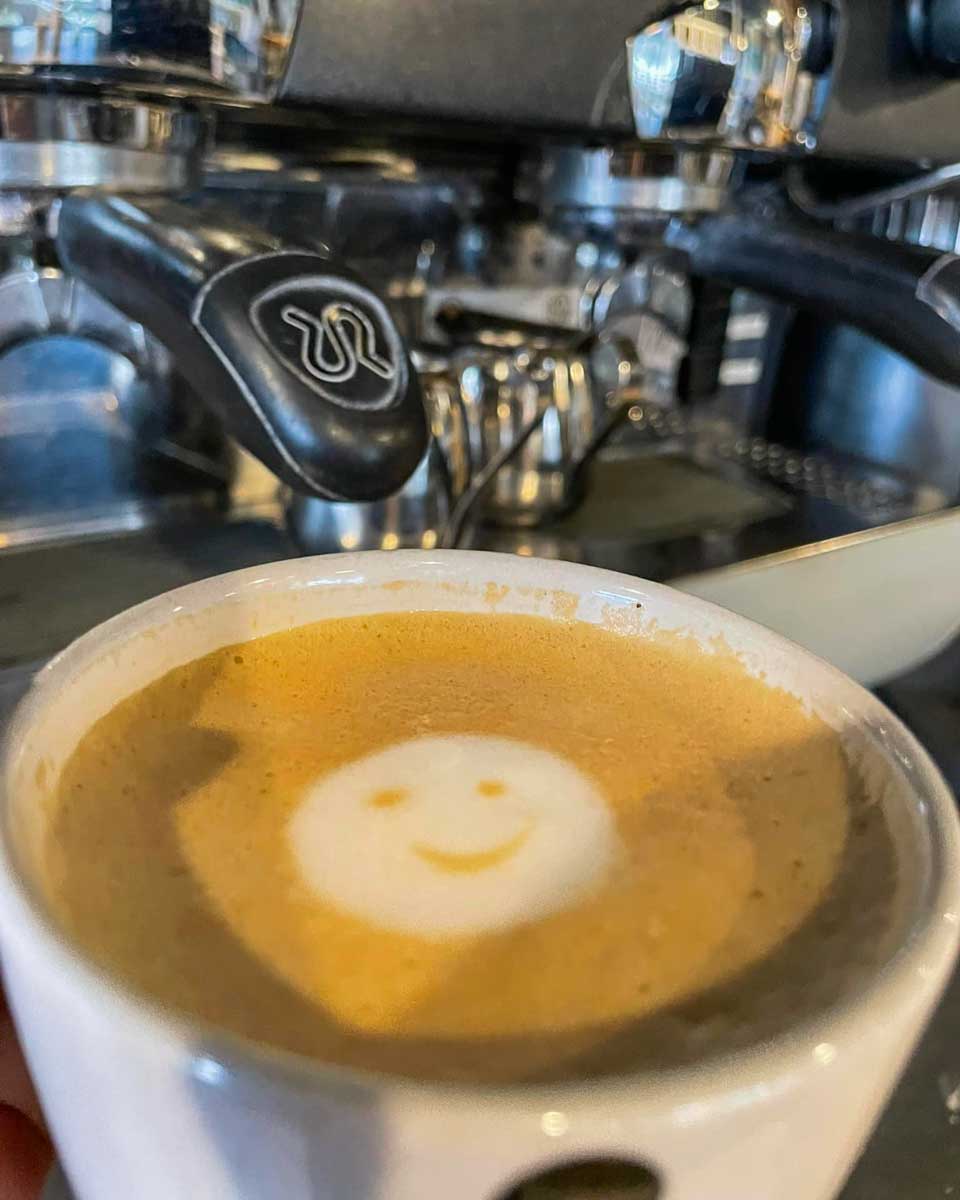 A coffee at The Summit Cafe in Canmore