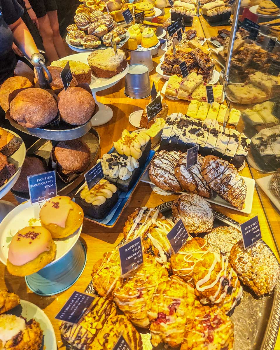 A selection of treats at Purebred Café in Whistler, BC