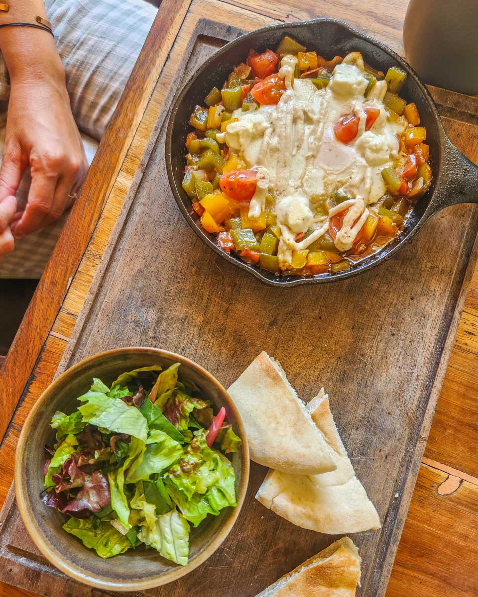A meal at Baraka in bacalar, Mexico