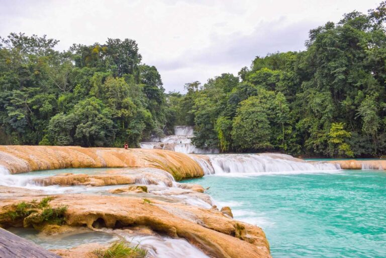 Agua Azul waterfall in Chiapas, Mexico