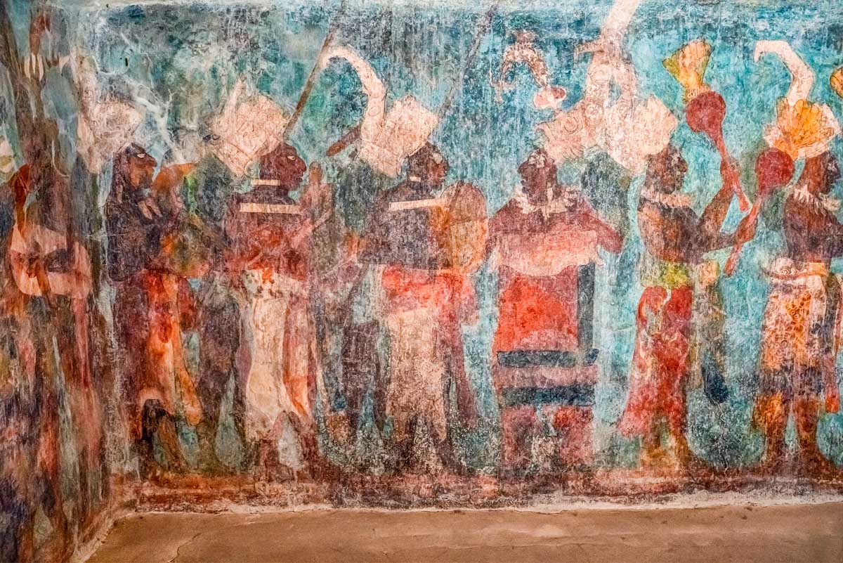 Bonampak Murals in Chiapas, Mexico