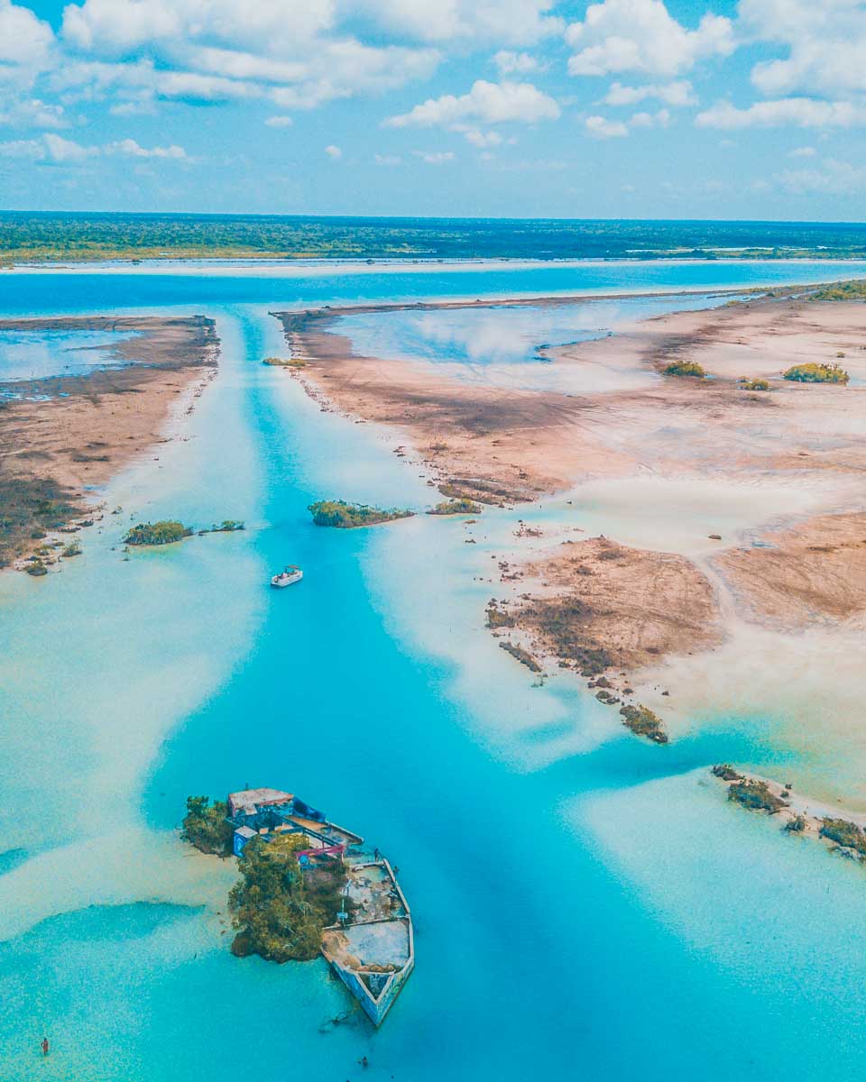 Canal de Los Piratas, Bacalar