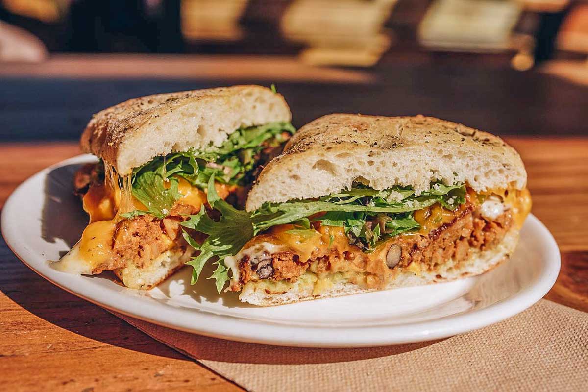 Lift Coffee Company sandwich