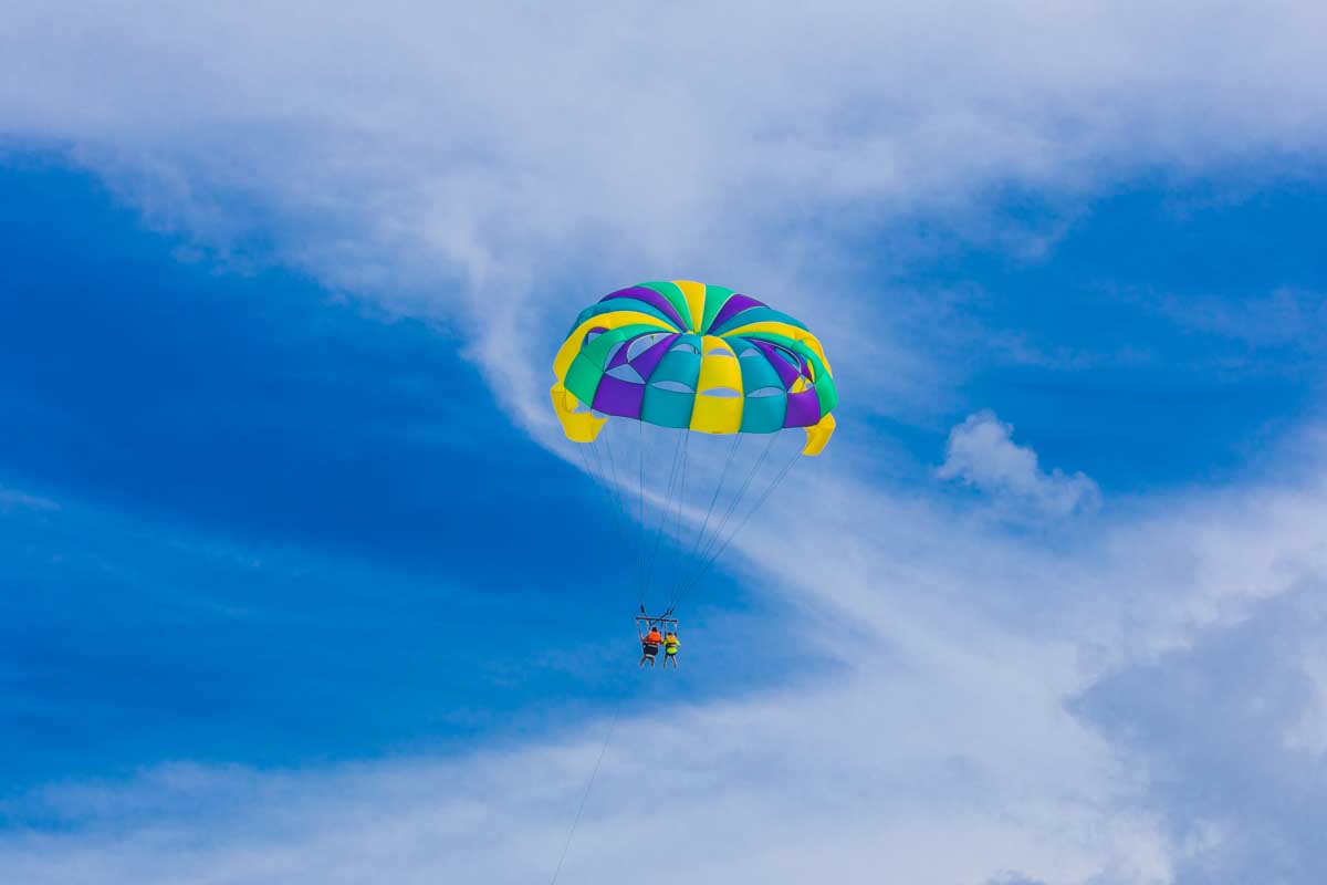 Parasailing in Playa del Carmen