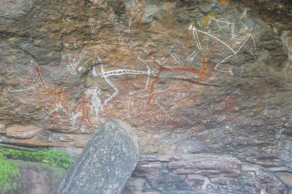 Rock art in Kakadu National Park