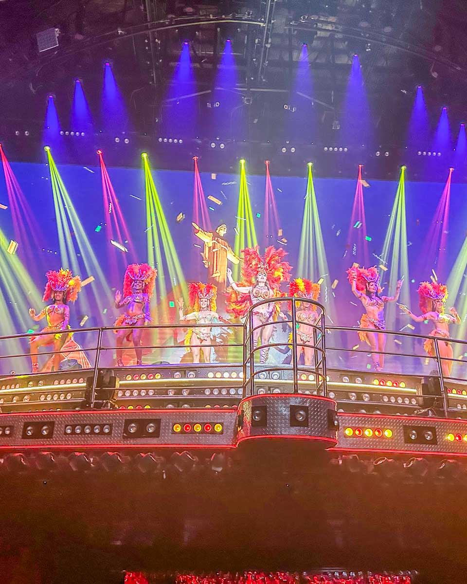 The stage at Coco Bongo, Mexico