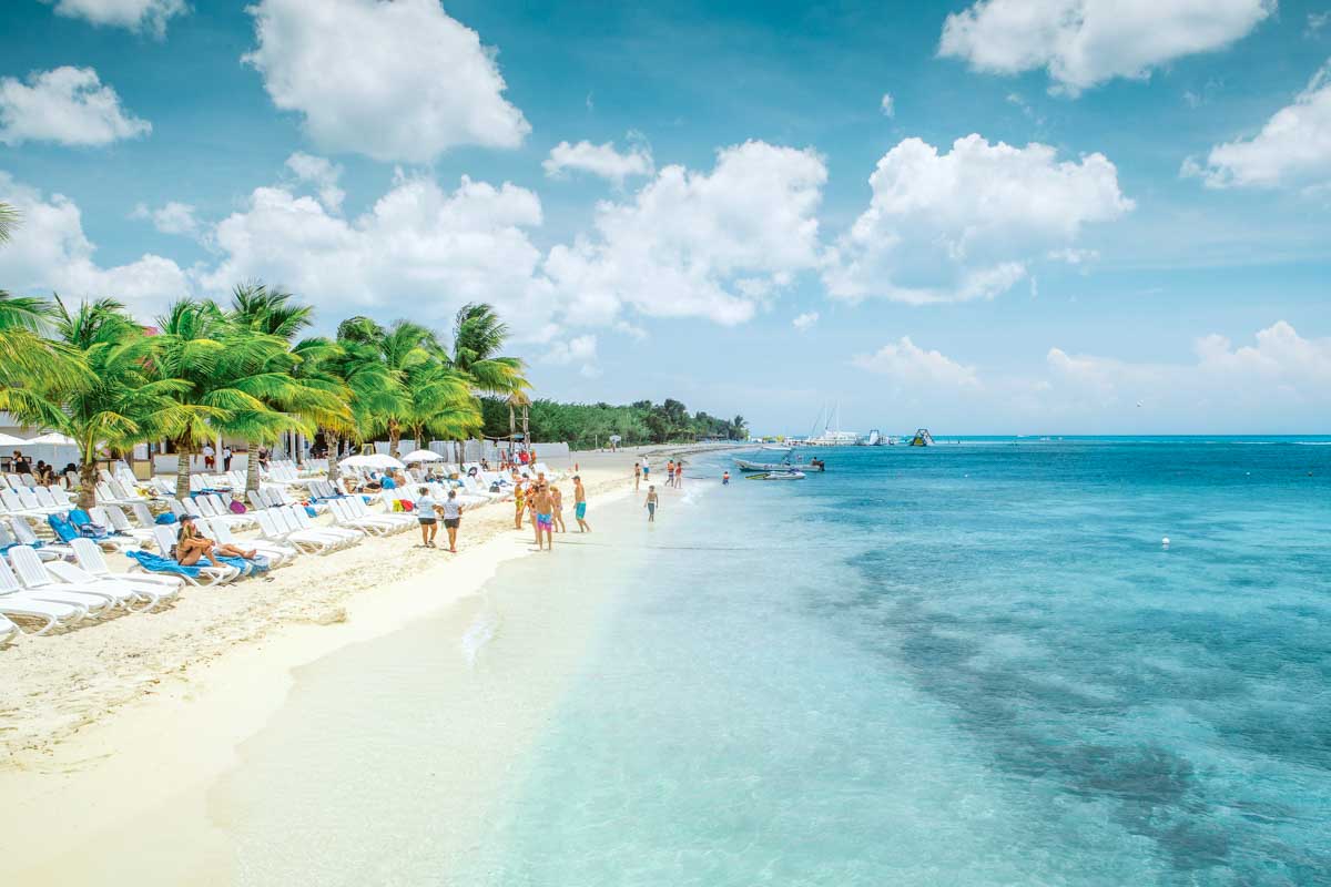 A beautiful beach in Cozumel, Mexico