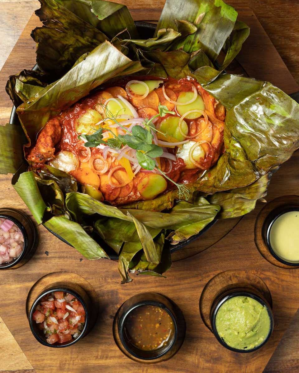 A meal at BRUNA Guadalajara