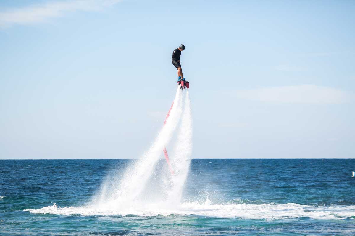 Flyboarding in Cancun