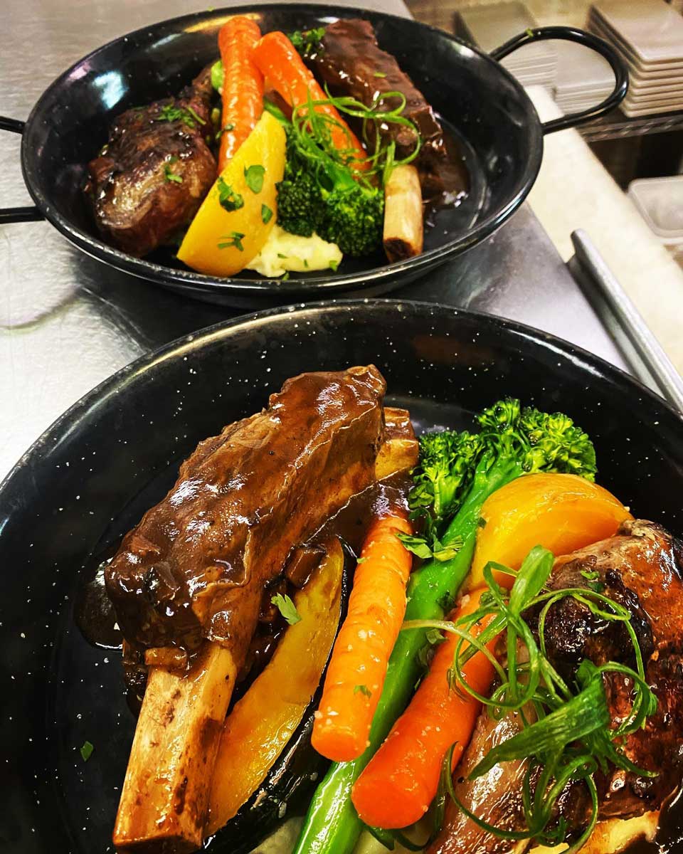 Food at Birchwood Restaurant in Invermere in Canada