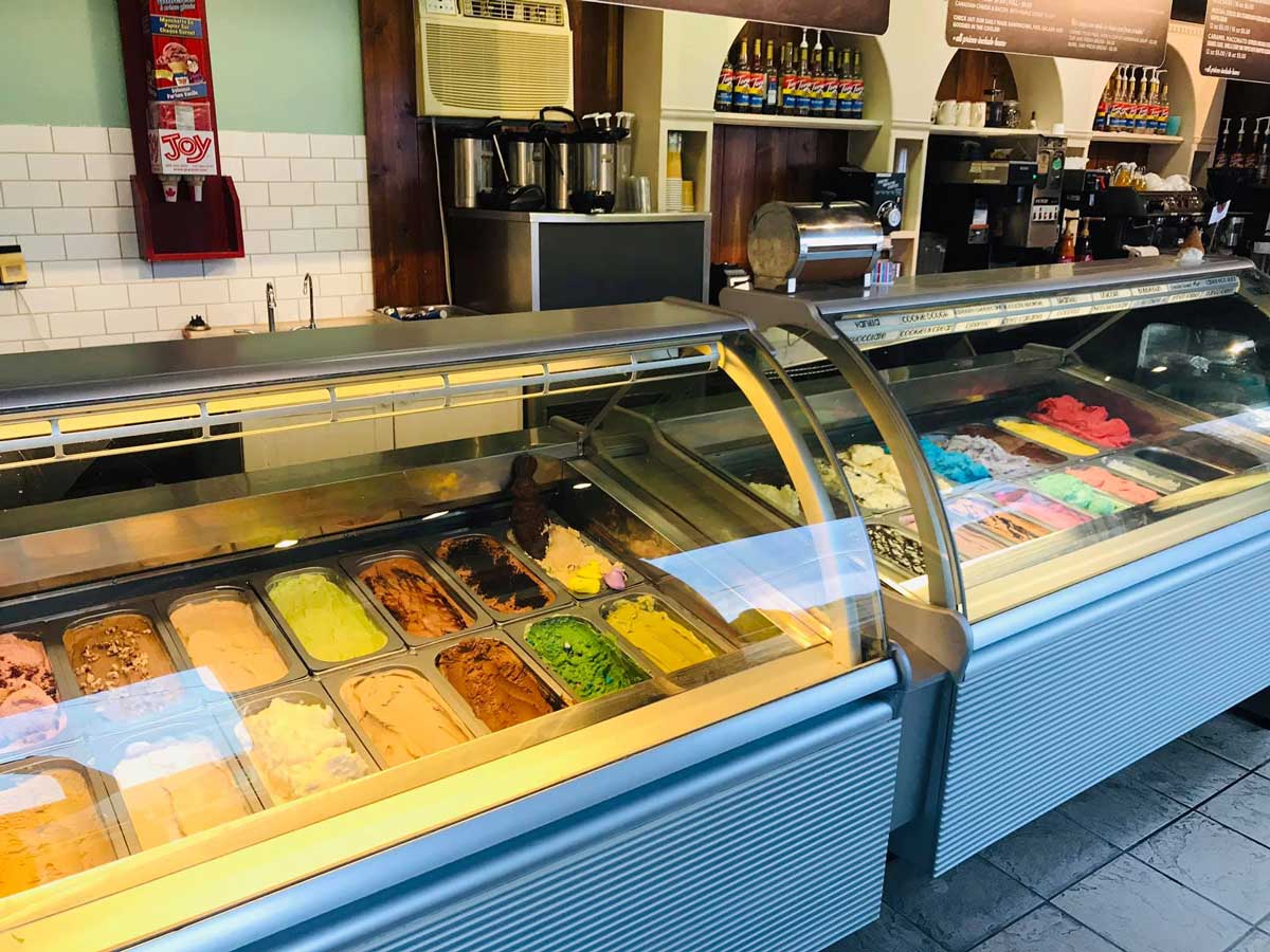 Gelato from Stolen Church Gelato & Coffee in Invermere, Canada