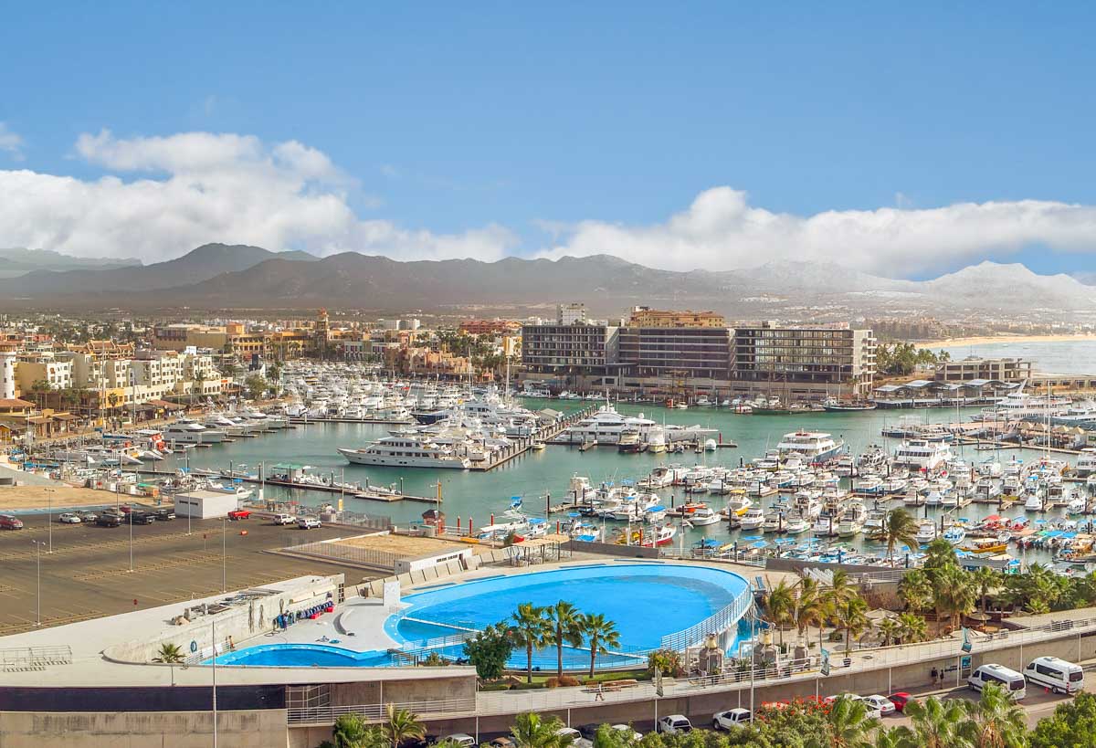 Panoramic view of Cabo San Lucas, Mexico