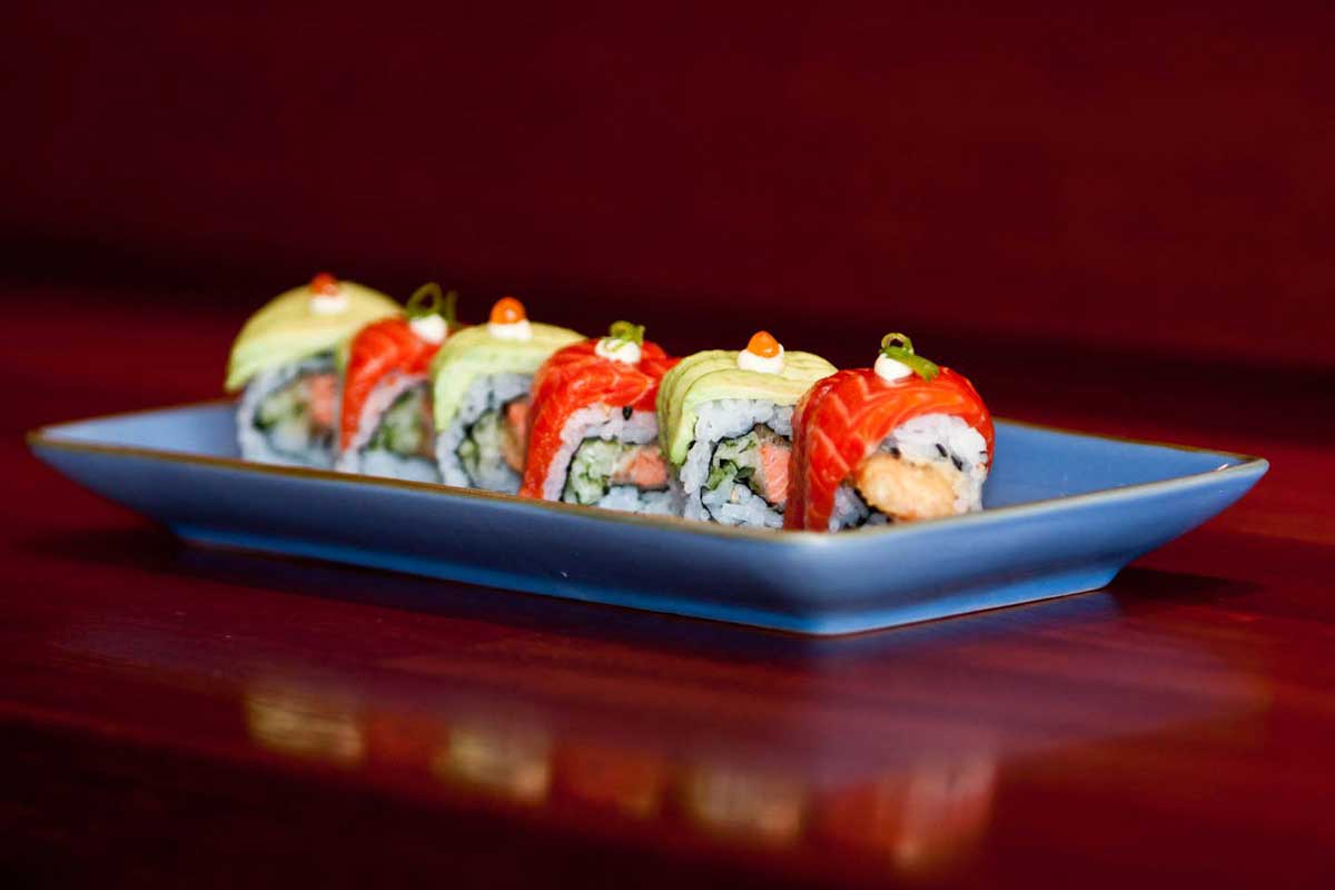 Sushi at Fubuki Sushi in Invermere, Canada