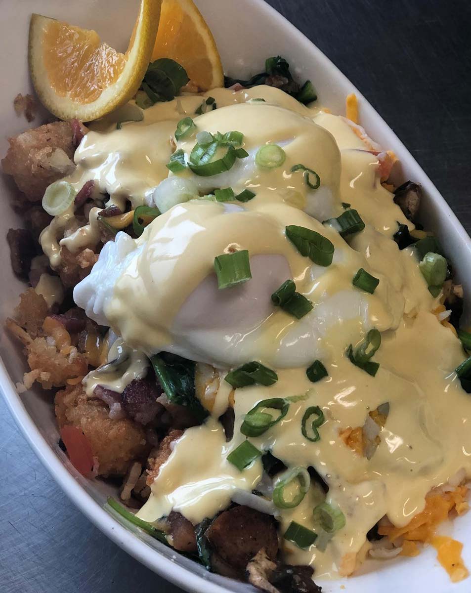 Breakfast at Diner on SIx in Vernon, Canada