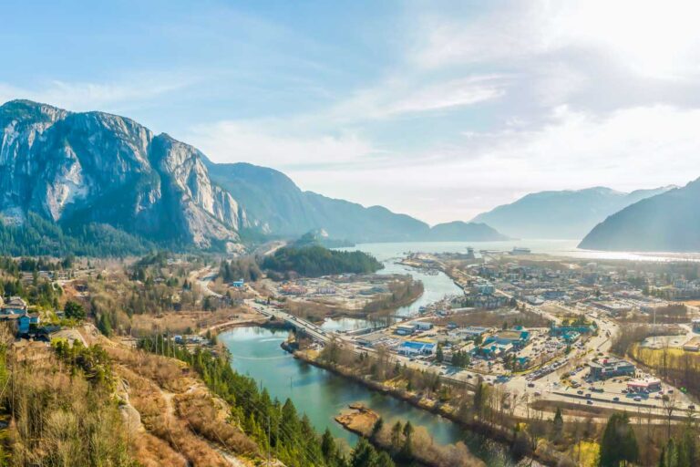 View of Squamish, BC