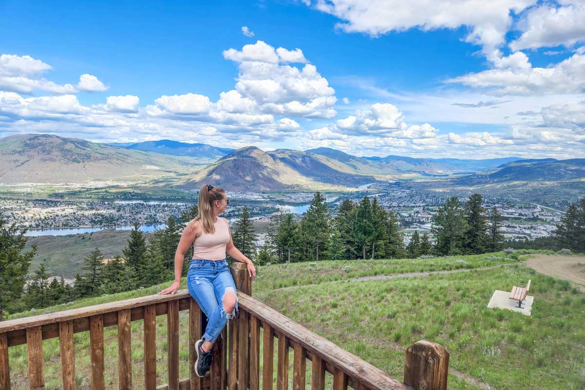 Views from Tower Trail Lookout in Kenna Cartwright Nature Park, Kamloops