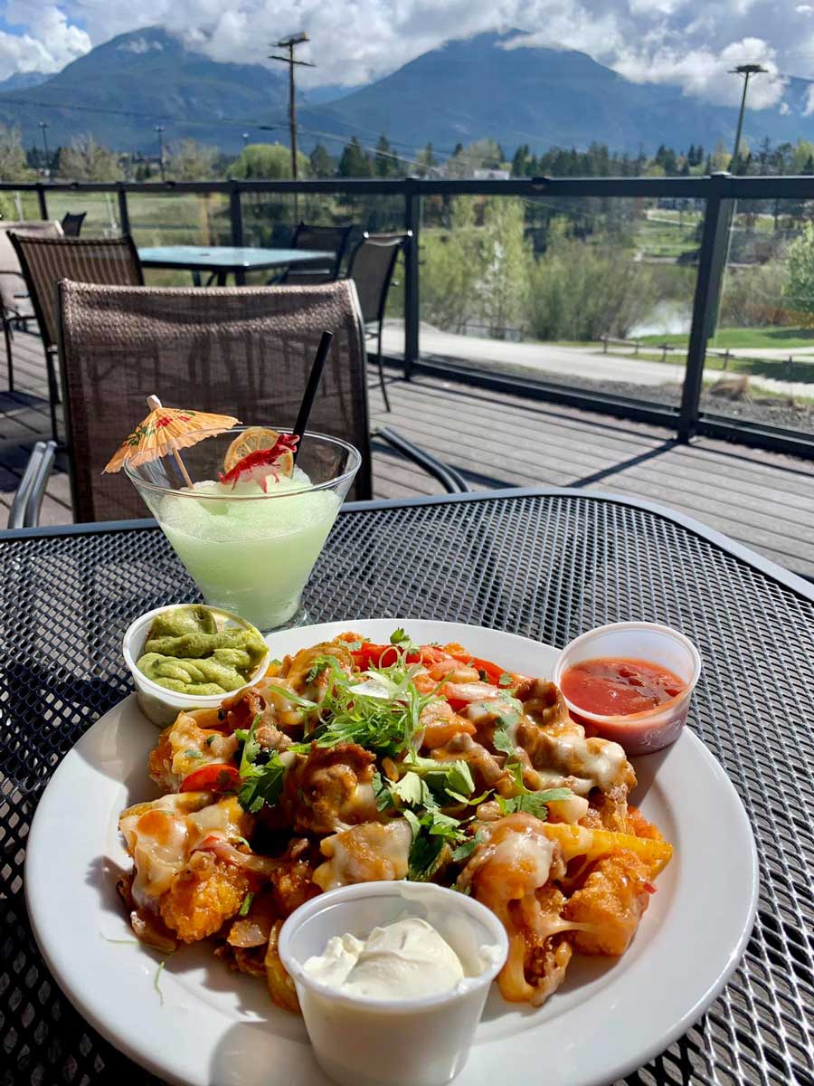 food at The Station Pub in Invermere, Canada
